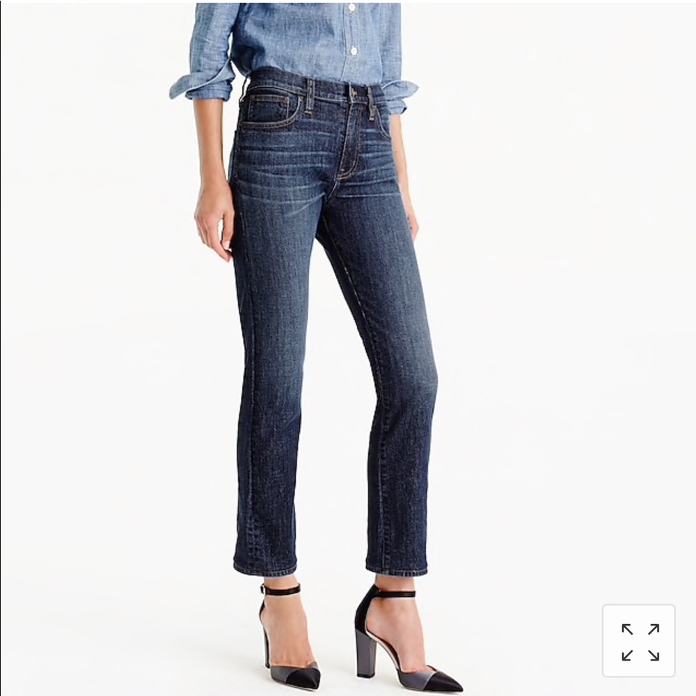 JCREW Vintage crop jean in Leopold wash, size 29